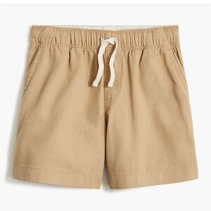 Boys' soft twill drawstring dock short